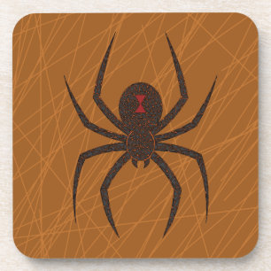 The Spider's Web Square Coaster