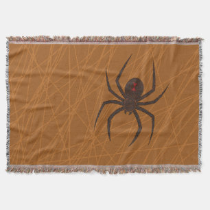 The Spider's Web Throw Blanket