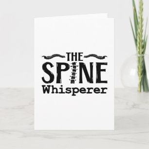 The Spine Whisperer Chiropractic Chiropractor Card