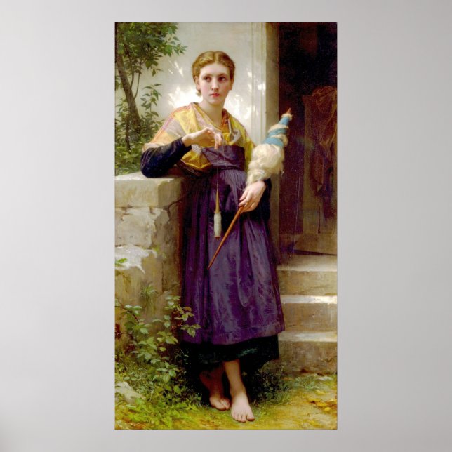 The Spinner (1873) Poster (Front)