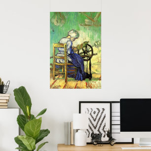 The Spinner by Vincent van Gogh Poster