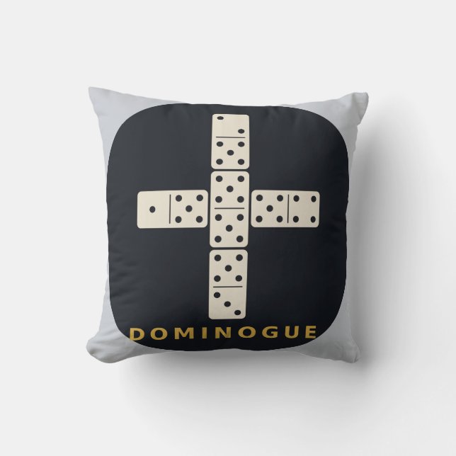 The Spinner Throw Pillow (Front)