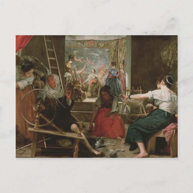 The Spinners, or The Fable of Arachne, 1657 Postcard (Front)