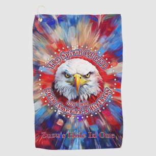 The Spirit Of 1776, 2026 America’s Red Eagle Firew Golf Towel