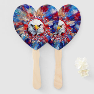 The Spirit Of 1776, 2026 America’s Red Eagle Firew Hand Fan
