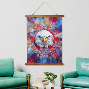 The Spirit Of 1776, 2026 America’s Red Eagle Firew Hanging Tapestry