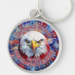The Spirit Of 1776, 2026 America’s Red Eagle Firew Key Ring