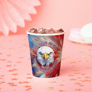 The Spirit Of 1776, 2026 America’s Red Eagle Firew Paper Cups