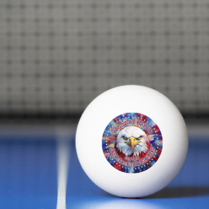 The Spirit Of 1776, 2026 America’s Red Eagle Firew Ping Pong Ball