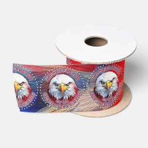 The Spirit Of 1776, 2026 America’s Red Eagle Firew Satin Ribbon