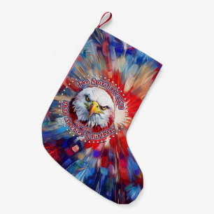 The Spirit Of 1776, 2026 America’s Red Eagle Firew Small Christmas Stocking