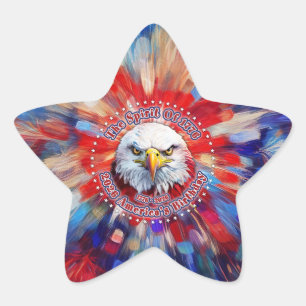 The Spirit Of 1776, 2026 America’s Red Eagle Firew Star Sticker