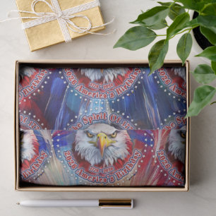 The Spirit Of 1776, 2026 America’s Red Eagle Firew Tissue Paper