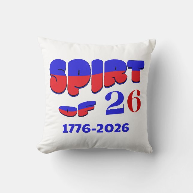  THE SPIRIT OF 26  CUSHION (Front)