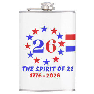  THE SPIRIT OF 26 - SEMIQUINCENTENNIAL HIP FLASK
