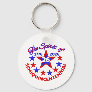THE SPIRIT OF 26 - SEMIQUINCENTENNIAL KEY RING