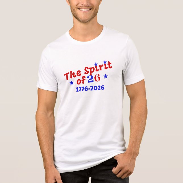  THE SPIRIT OF 26 Tri-Blend SHIRT (Front)