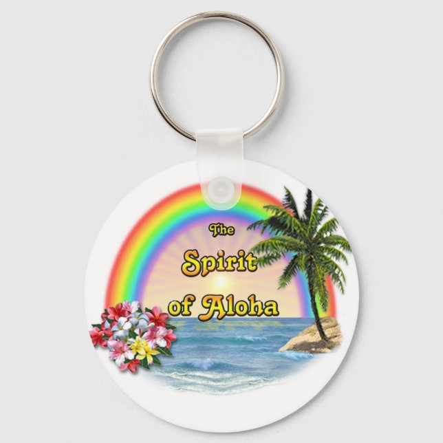 The Spirit of Aloha Key Ring (Front)