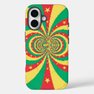 The Spirit of Cameroon   Indomitable Lions Flag  iPhone 16 Case