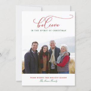 The Spirit Of Christmas Holiday Card