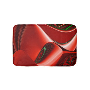 The spirit of Love and Hope Abstract 3D Rainbowart Bath Mat