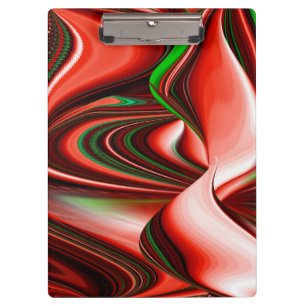 The spirit of Love and Hope Abstract 3D Rainbowart Clipboard