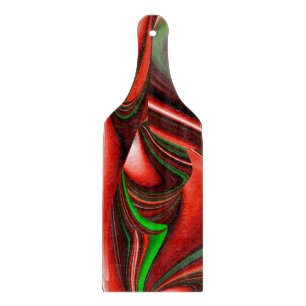The spirit of Love and Hope Abstract 3D Rainbowart Cutting Board