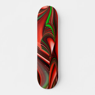 The spirit of Love and Hope Abstract 3D Rainbowart Skateboard