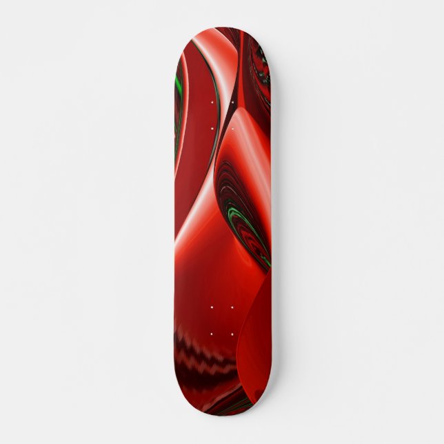 The spirit of Love and Hope Abstract 3D Rainbowart Skateboard (Front)