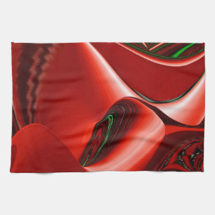 The spirit of Love and Hope Abstract 3D Rainbowart Tea Towel