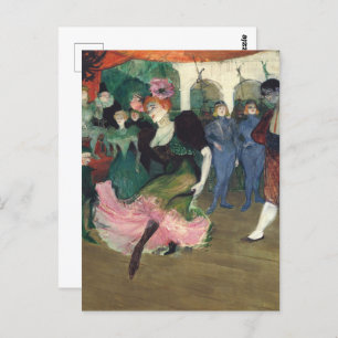 The Spirit of Parisian Cabaret,Dance of Passion Postcard