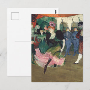 The Spirit of Parisian Cabaret,Dance of Passion Postcard