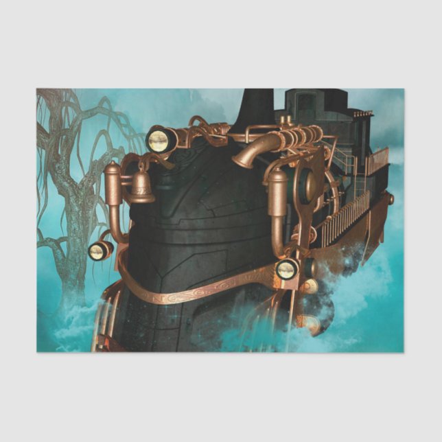 The spirit of steampunk tissue paper (Front)