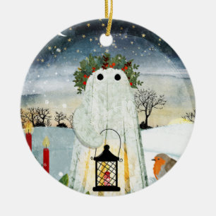 The Spirit Of The Winter Solstice Ceramic Tree Decoration