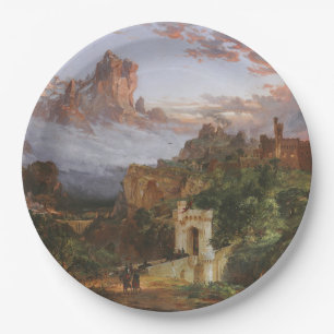 The Spirit of War (Battle at a Mediaeval Castle) Paper Plate