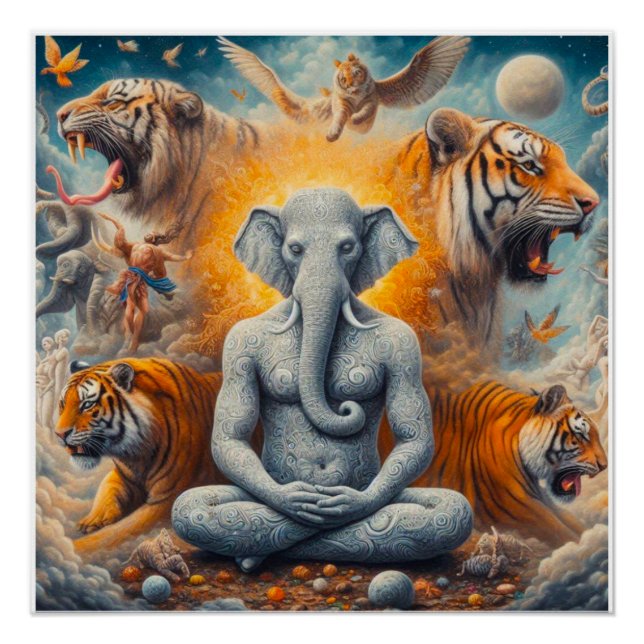 The spiritual art poster (Front)