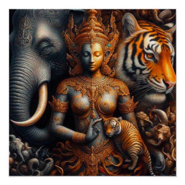 The spiritual art poster (Front)