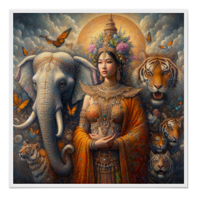 The spiritual art poster (Front)