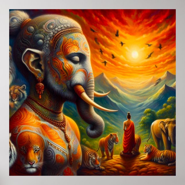 The spiritual art poster (Front)