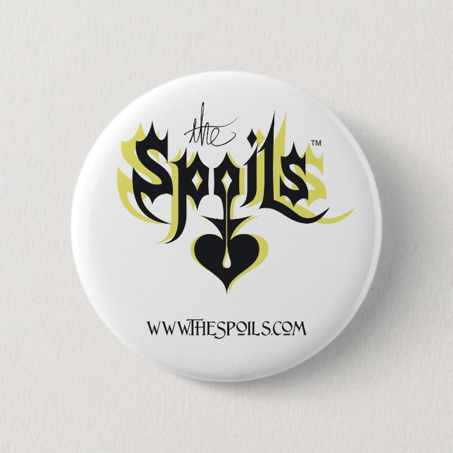 The Spoils Logo 6 Cm Round Badge (Front)