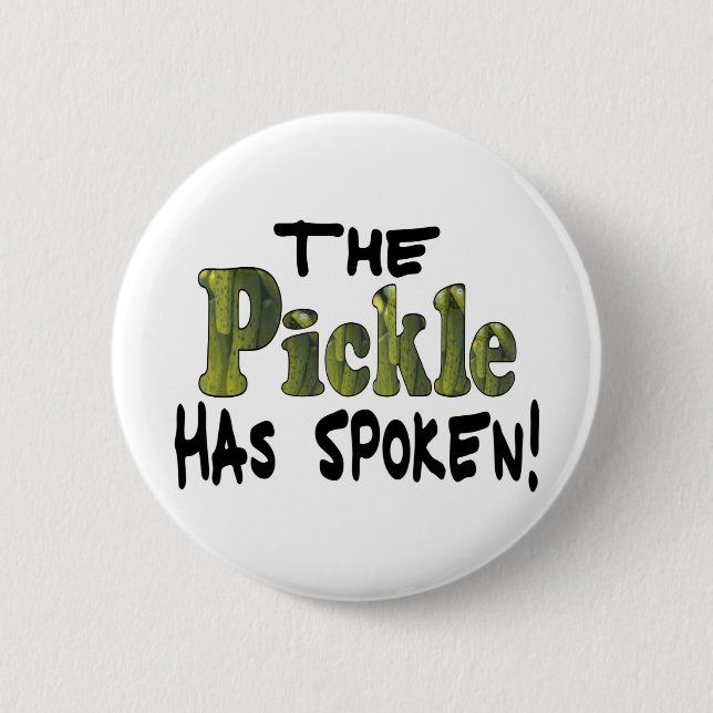 The Spoken Pickle 6 Cm Round Badge (Front)