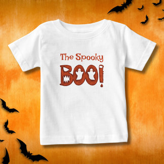 The Spooky Boo Halloween Family Matching Baby T-Shirt