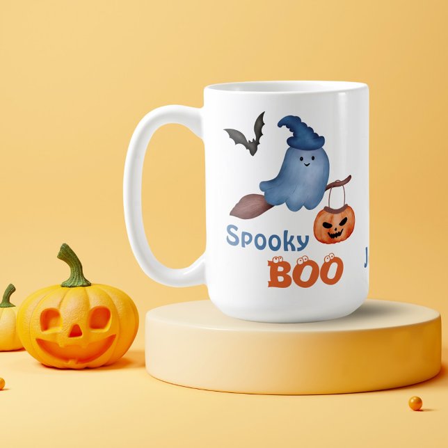The Spooky Boo Trick or Treat Kid’s Halloween  Coffee Mug (Creator Uploaded)