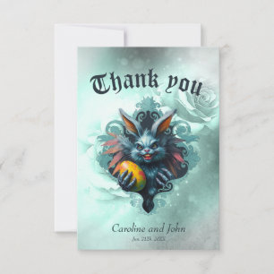 The spooky Easter rabbit, Thank You Card