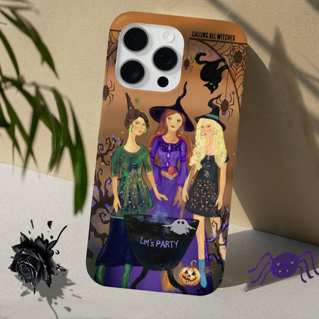 The Spooky Halloween Witches  Phone Case (The Spooky Halloween Witches Phone Case)