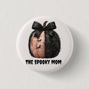 The Spooky Mom Halloween Pumpkin 3 Cm Round Badge