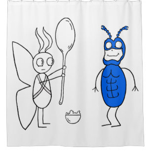 The SPOOOOOOOONNNN Is Too Big Shower Curtain