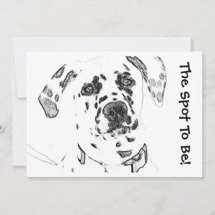 The Spot To Be Dalmatian Invitations