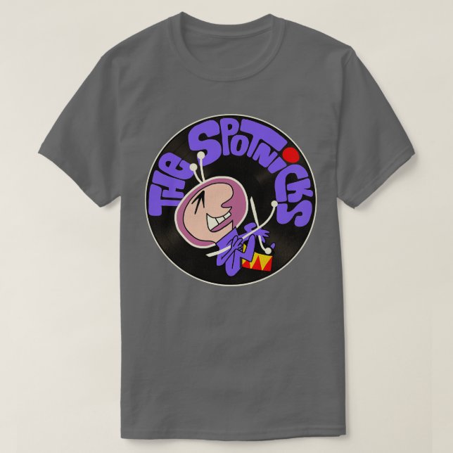 The Spotnicks 60s Swedish Instrumental Rock Music T-Shirt (Design Front)
