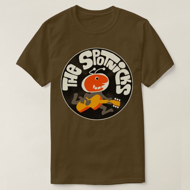 The Spotnicks 60s Swedish Instrumental Rock T-Shirt (Design Front)